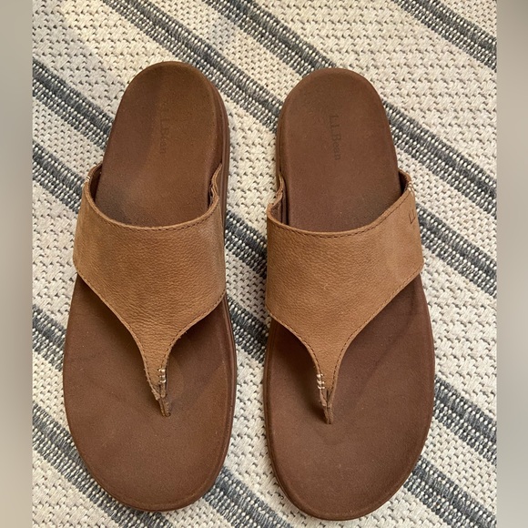 L.L.Bean sandals nubuck size 9 - Picture 2 of 5